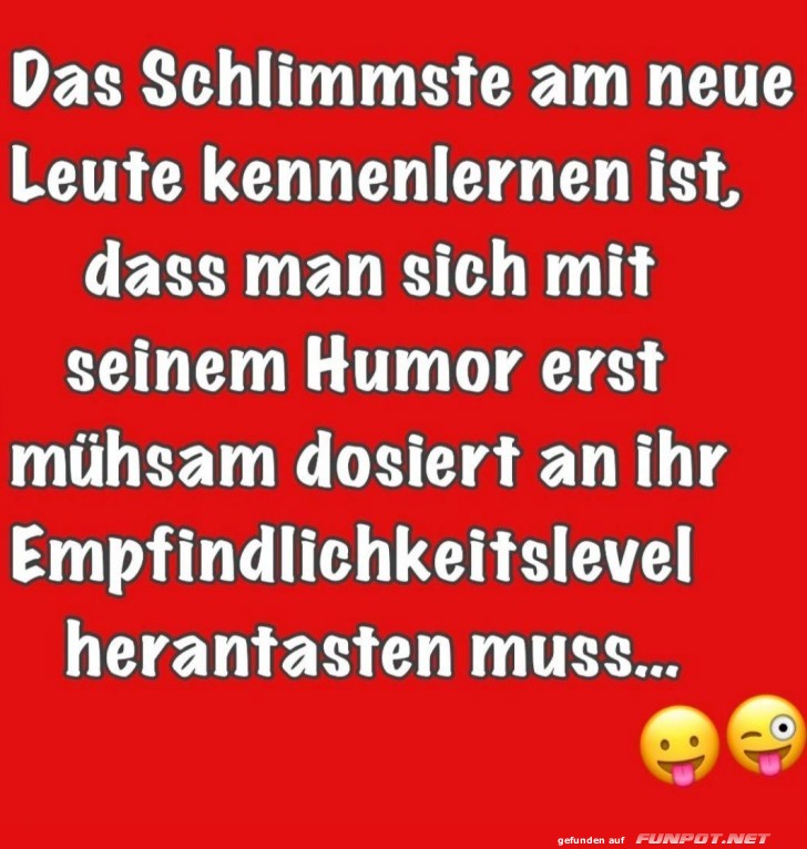 Humor auf Sparflamme testen