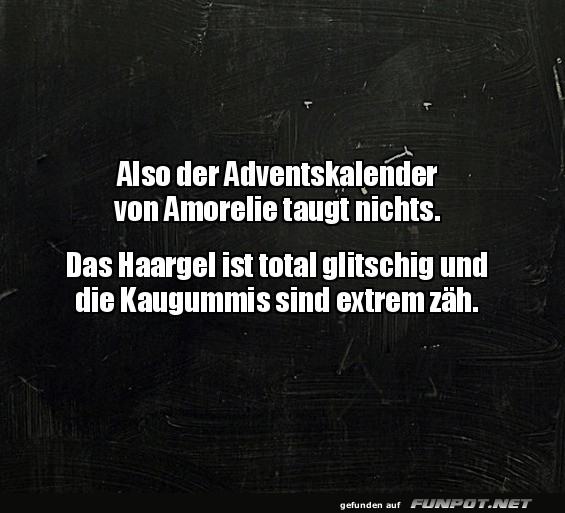 Wenn der Adventskalender berrascht