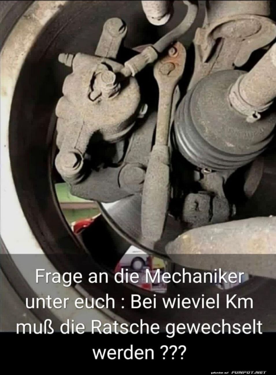 Wann muss die Ratsche in die Werkstatt?