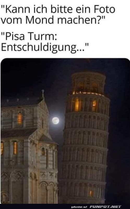 Der Mond hat den schiefen Plan!