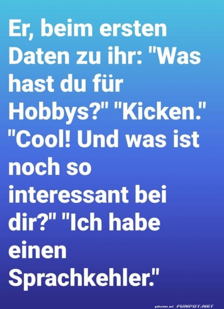 Wenn Kicken und Kommunikation kollidieren