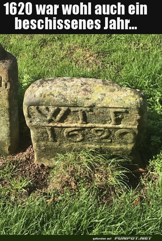 1620 war wohl auch kein tolles Jahr