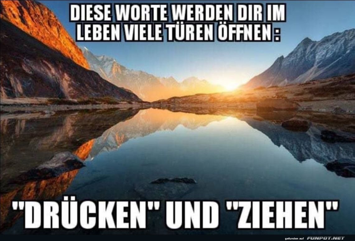 Magische Worte: Türen öffnen leicht gemacht