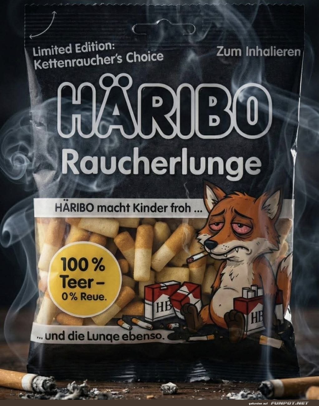 Haribohne: Süßes für starke Raucherlungen