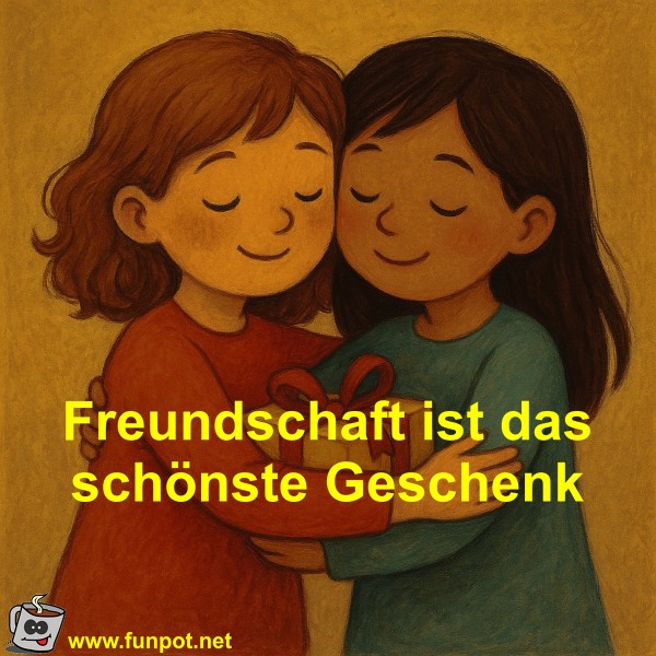 Freundschaft ist das schönste Geschenk