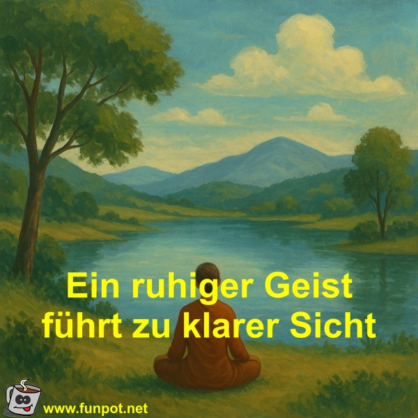 Ein ruhiger Geist f�hrt zu klarer Sicht