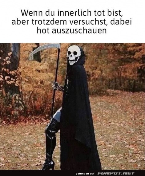 Tod trifft auf Laufsteg, Sensenmann-Edition!