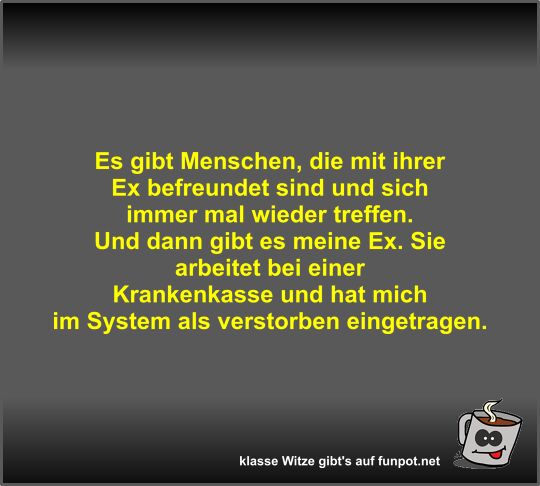 Es gibt Menschen, die mit ihrer Ex befreundet sind und sich