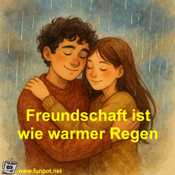Freundschaft ist wie warmer Regen