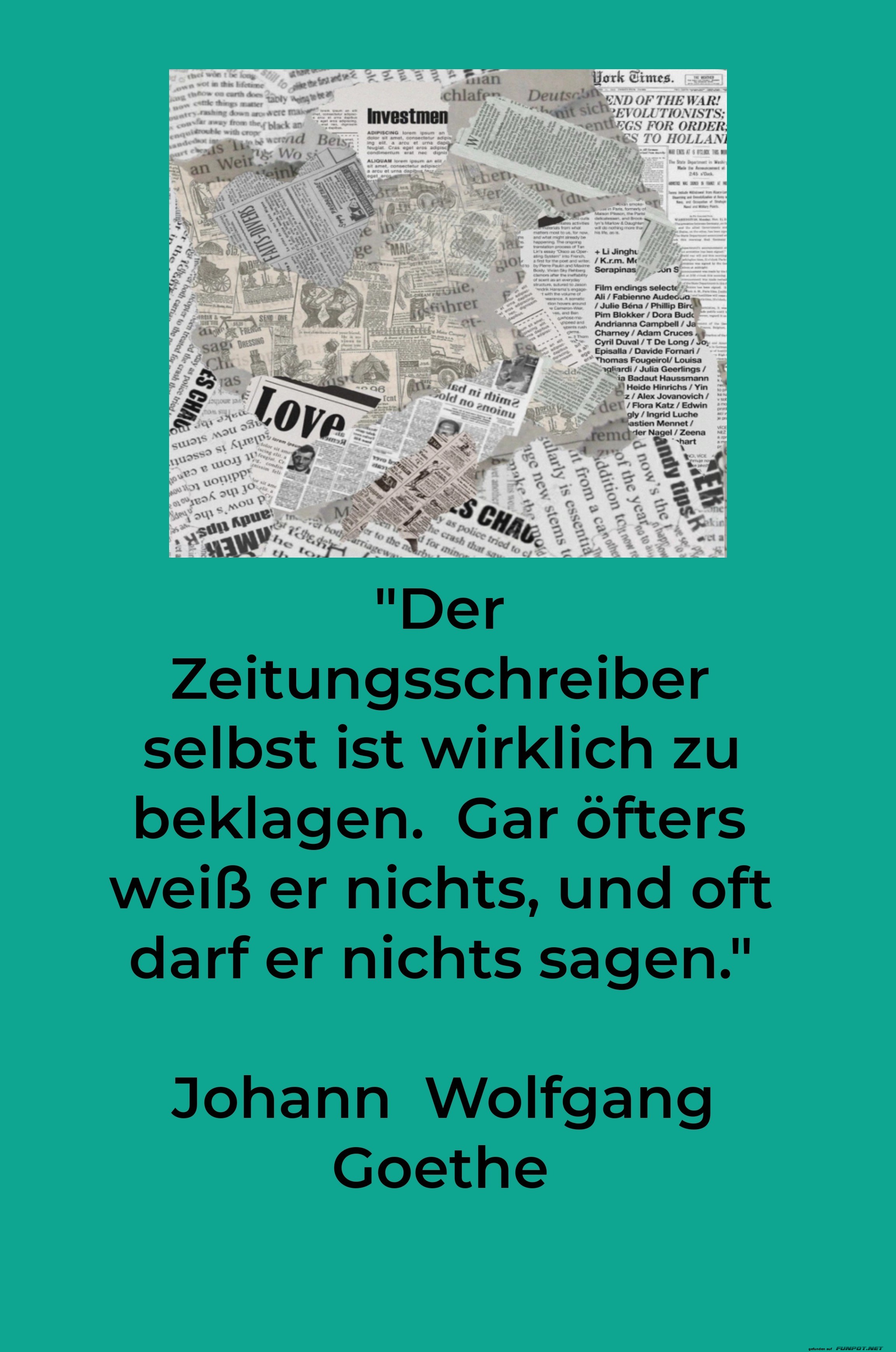 der zeitungsschreiber