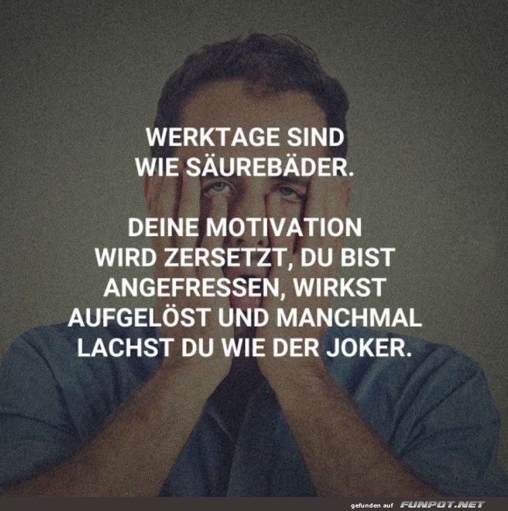 Montagslaune: Sauer aber lustig!