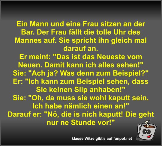 Ein Mann und eine Frau sitzen an der Bar