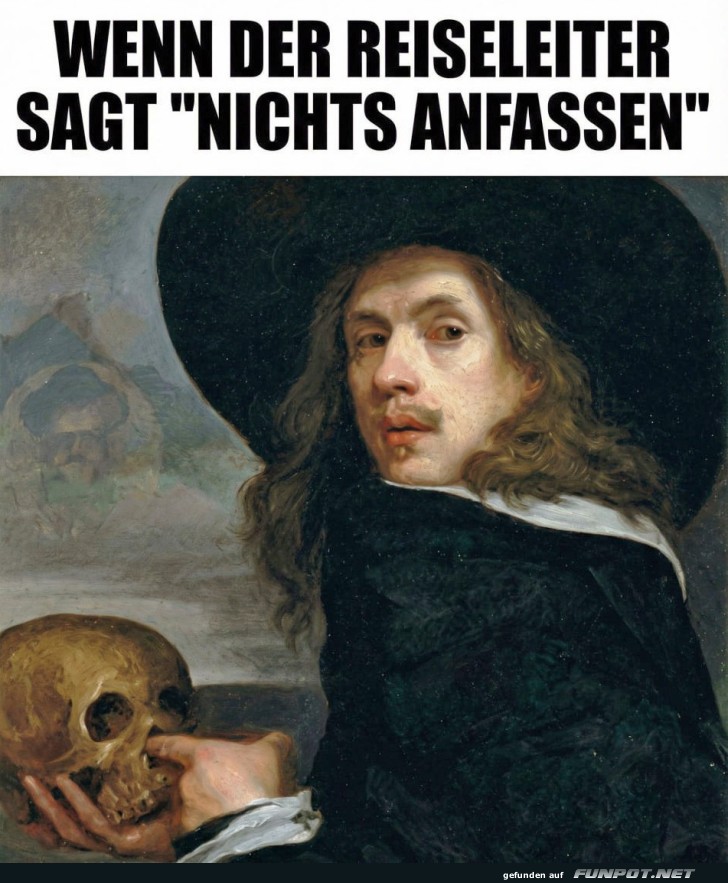 Im Museum regeln anders!