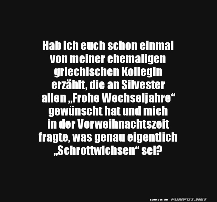 Missverst�ndnisse in der Weihnachtszeit