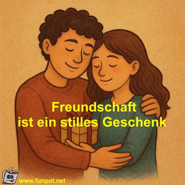 Freundschaft ist ein stilles Geschenk