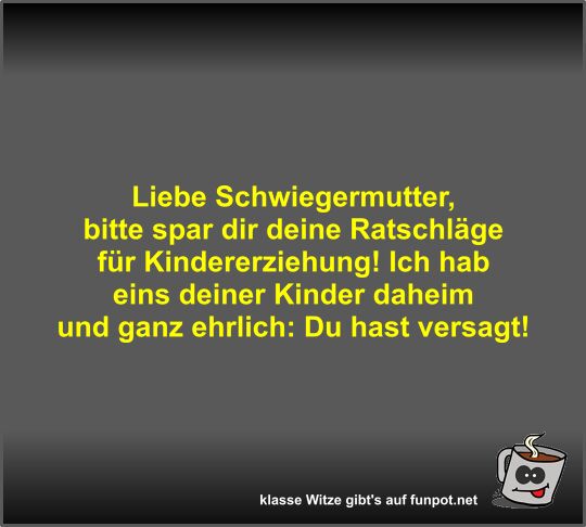 Liebe Schwiegermutter