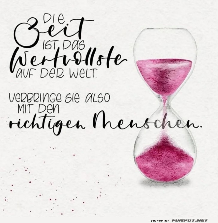 Zeit ist Sand im Witzgetriebe