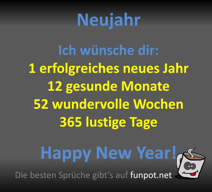 Neujahrsvors�tze leicht gemacht!