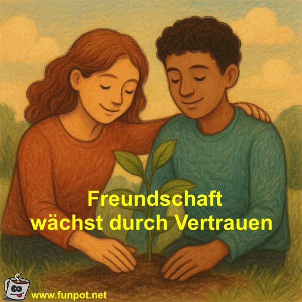 Freundschaft w�chst durch Vertrauen