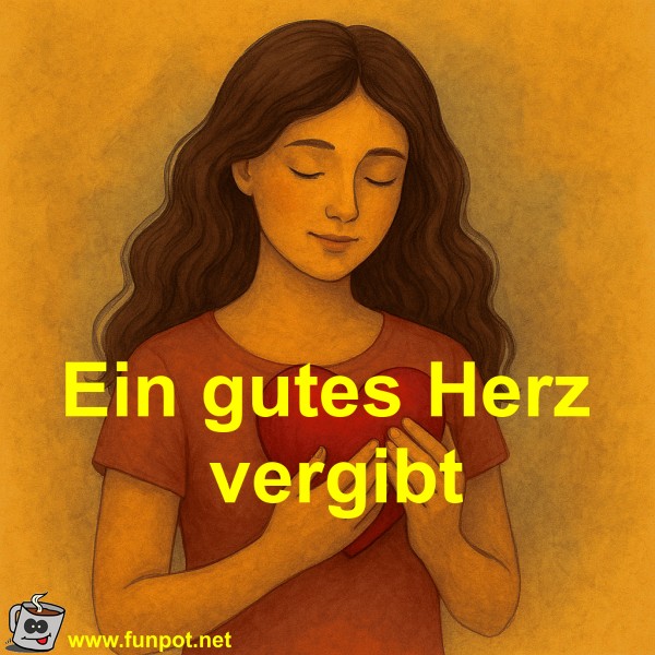 Ein gutes Herz vergibt