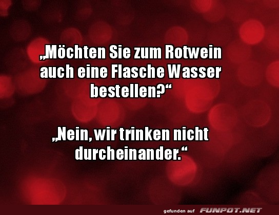 Wein-Wasser Mixologie: Ein No-Go!