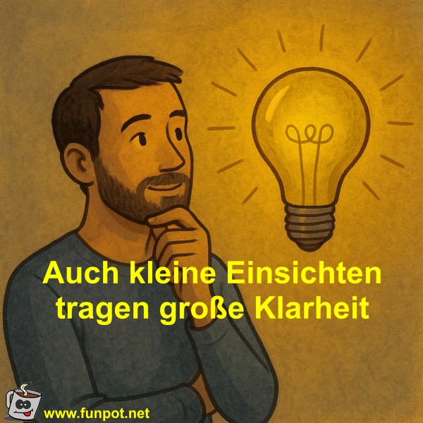 Auch kleine Einsichten tragen gro�e Klarheit