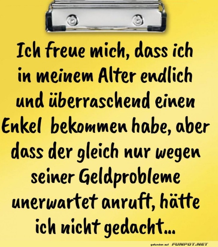 �berraschender Enkel-Besuch!