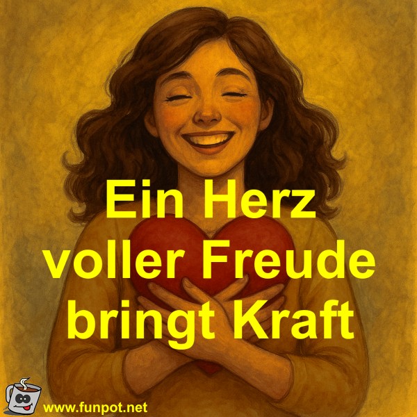 Ein Herz voller Freude bringt Kraft Ein Herz voller Freude bringt Kraft