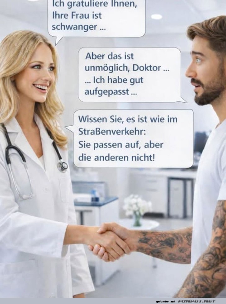 Unerwartete Neuigkeiten im Wartezimmer!