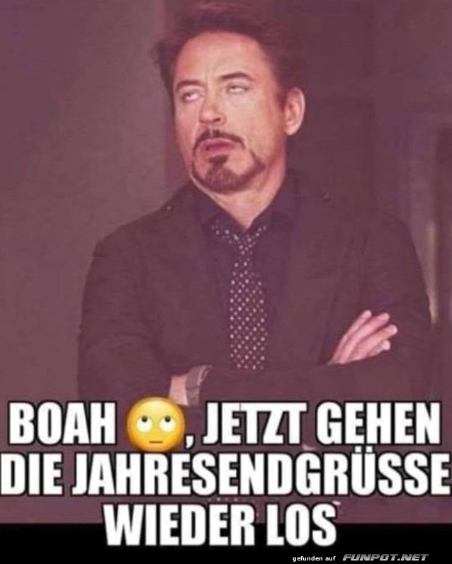 Wenn Jahresendgrüße zur Geduldsprobe werden