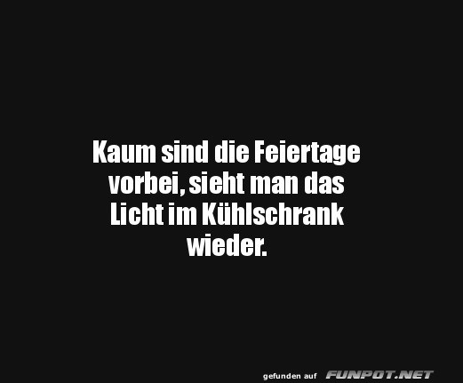 Wieder Licht im K�hlschrank