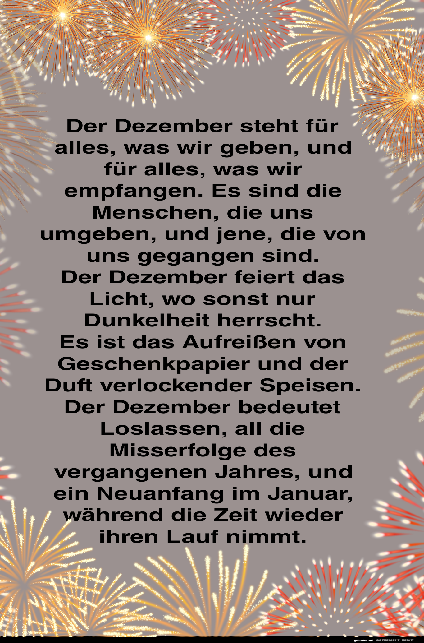 der dezember steht f�r alles