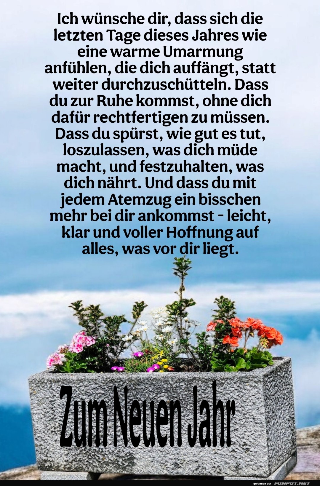 ich w�nsche dir, dass sich die letzten tage