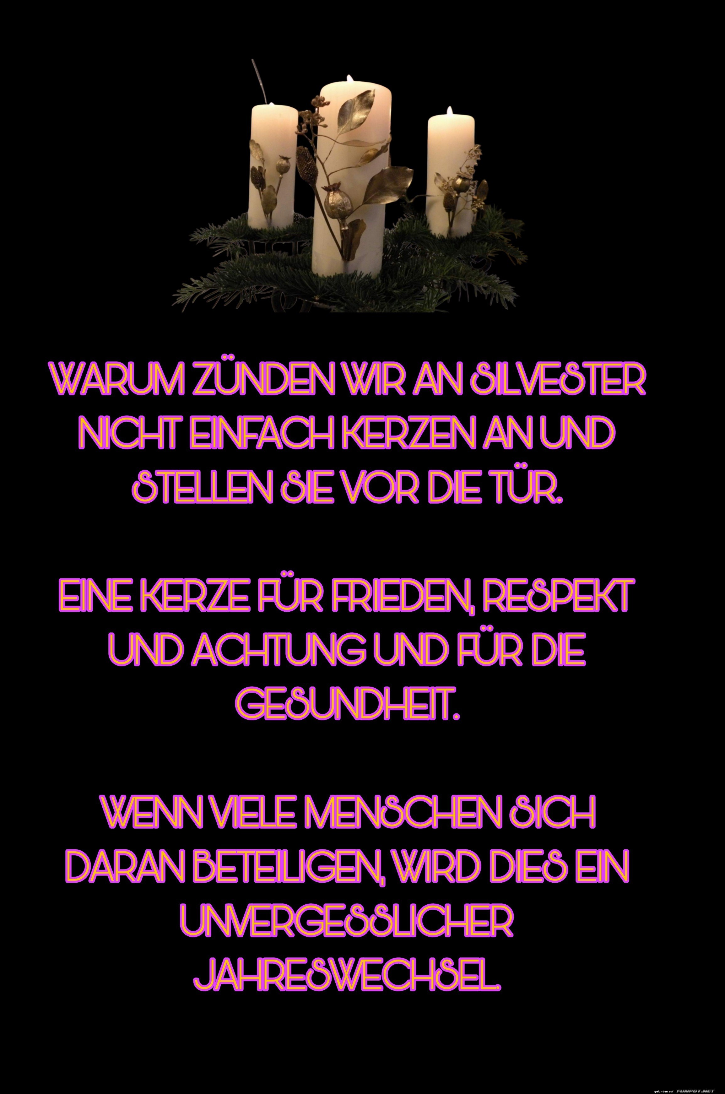warum z�nden wir an silvester
