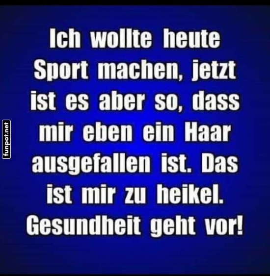 Sportpläne durch Haarausfall ruiniert! Sportpläne durch Haarausfall ruiniert!
