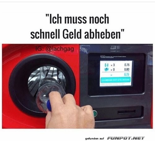 Geld abheben