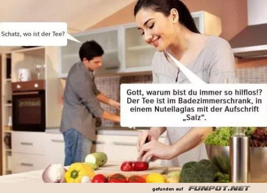 Warum bist du immer so hilflos?