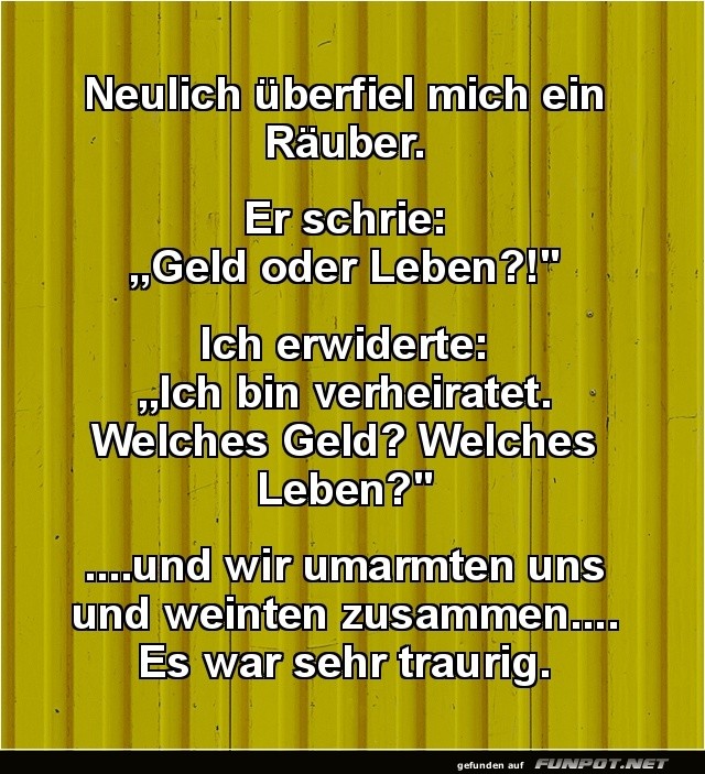 Wenn Räuber verstehen...