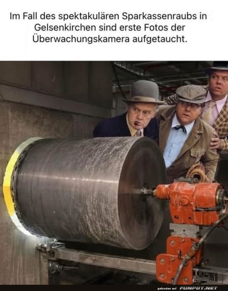Bankraub wie im Film!