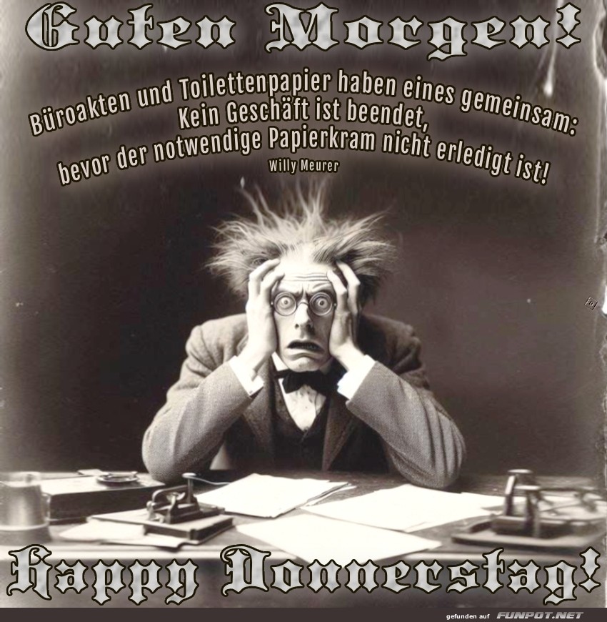 Papierkram: Dein morgendlicher Endgegner!