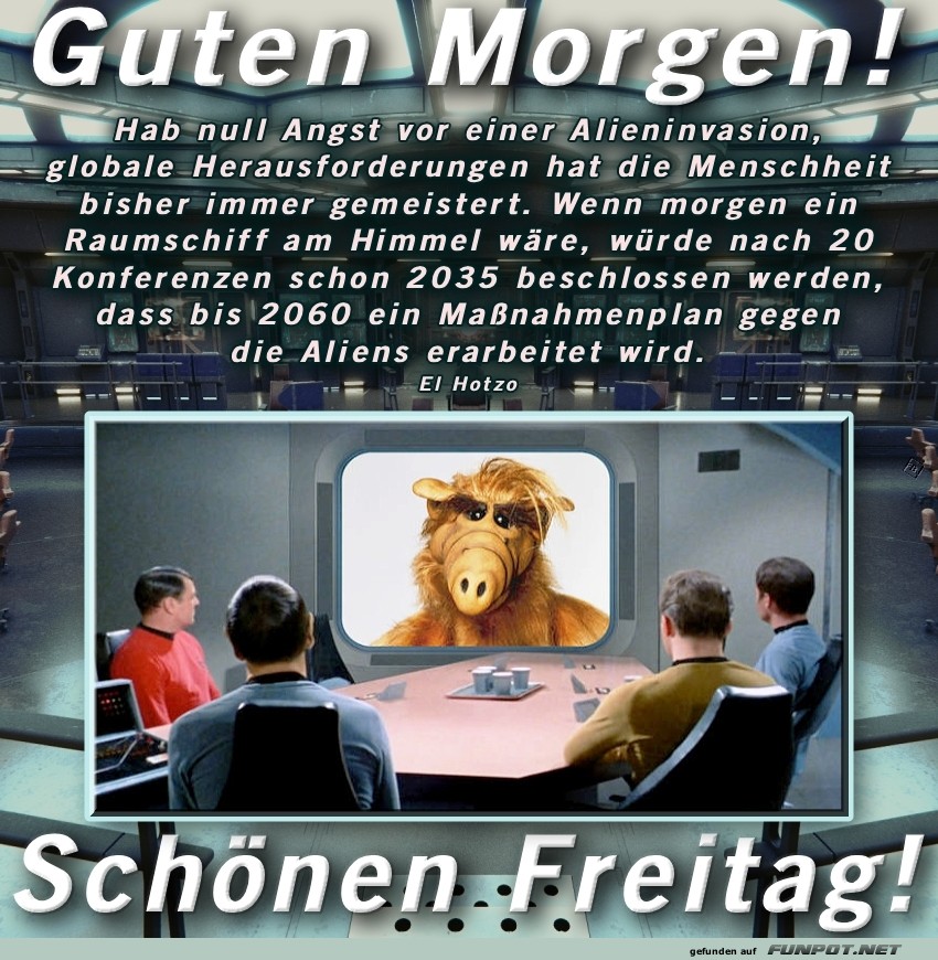 Alien-Konferenz mit �berraschungsgast