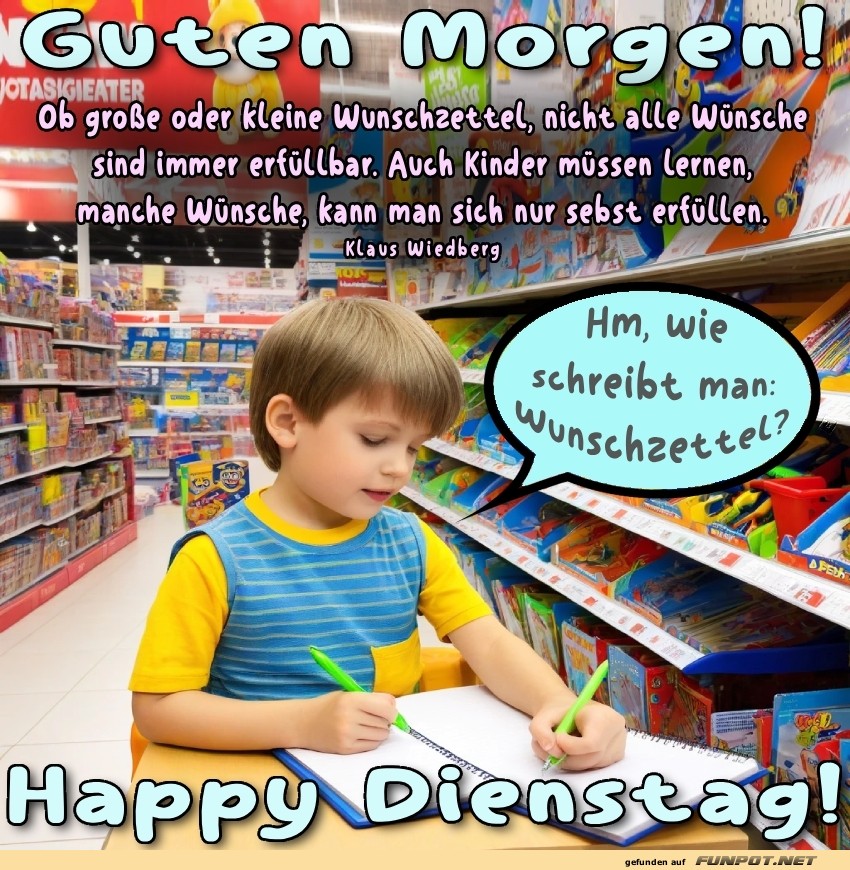 Kleiner Schreiber in gro�er Mission!