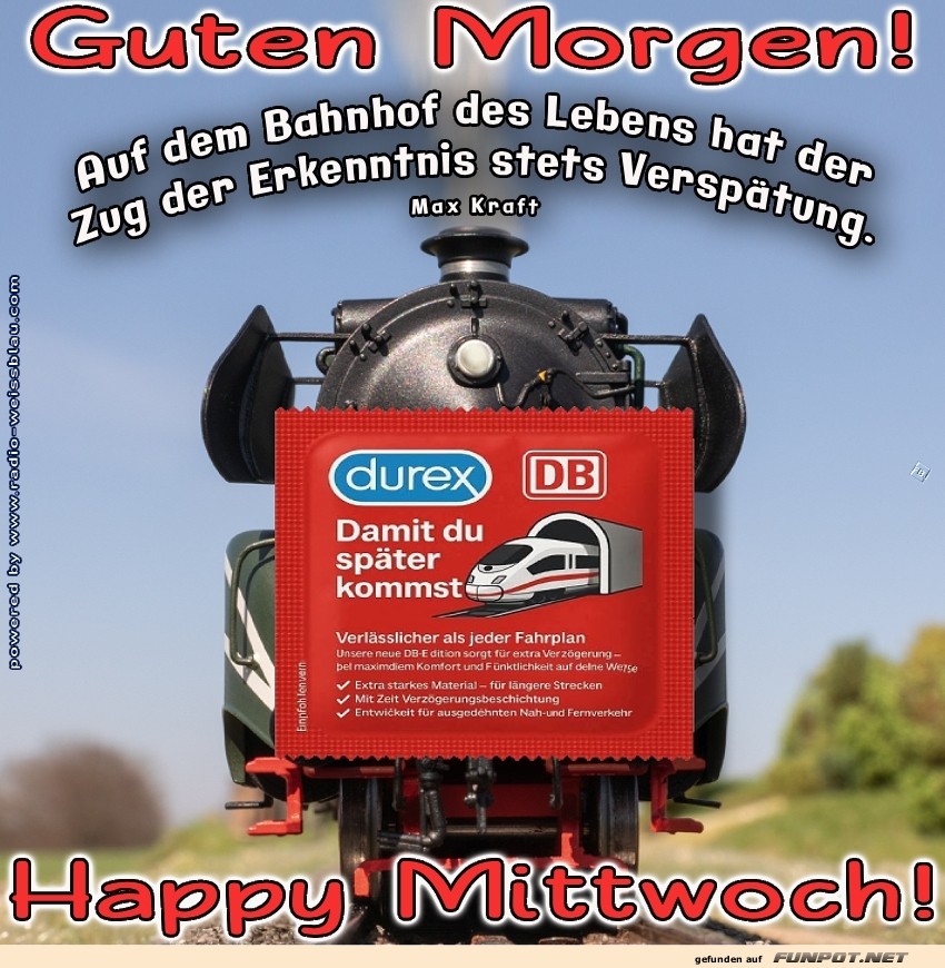 Zug des Lebens hat Versp�tung!