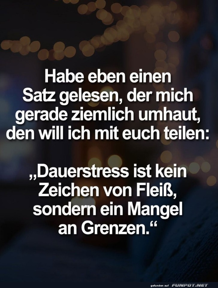 Wenn Stress zur Gewohnheit wird