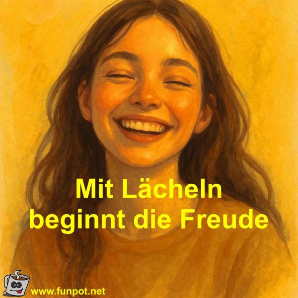Mit L�cheln beginnt die Freude