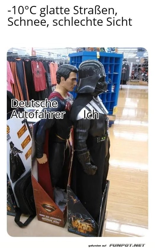 Winterfahrer im Star Wars-Modus!