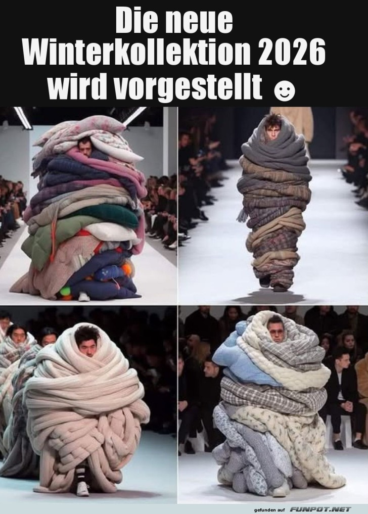 Kuscheldecken-Laufsteg-Sensation!