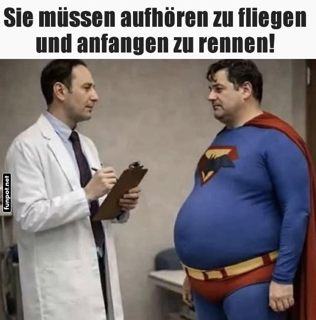 Superheld im Fitness-Check!