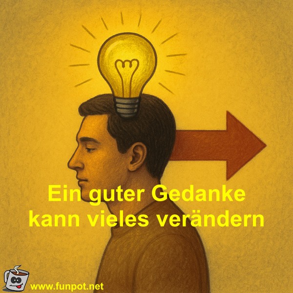 Ein guter Gedanke kann vieles ver�ndern