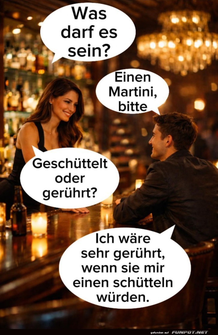 Ein Martini mit extra Emotion